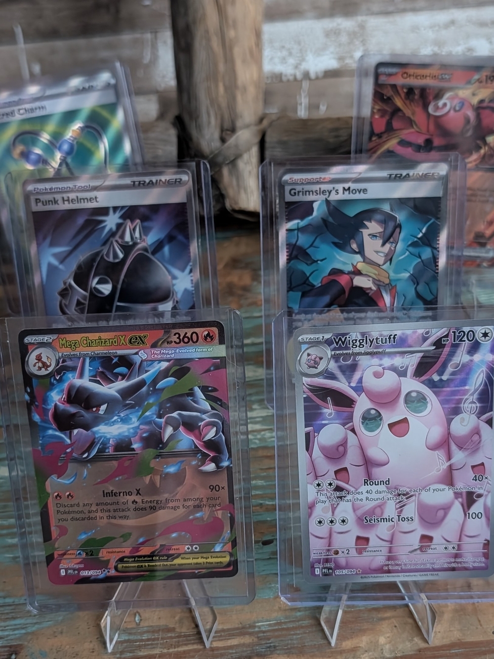 Pokemon Phantasmal Flames Rare Ex Bundle 6 Cards